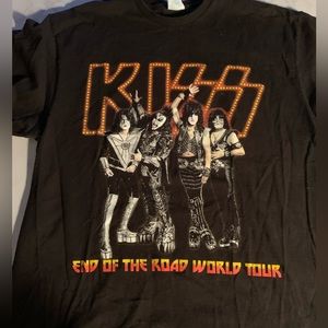 Kiss end of the road world tour t-shirt